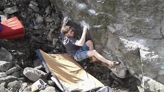 Video thumbnail of Pod Hranou Zítřka, 7A+. Sněžník