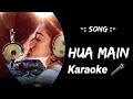 HUA MAIN  Ranbir Kapoor Unplugged Karaok With Scrolling Lyrics | New Songs | Ranbeer Kapoor