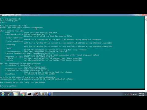 How To Debug Java Program From Command Line Tool Jdb