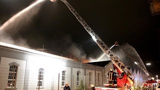 preview picture of video 'Großbrand in der Galvanik im Wieland-Werk in Vöhringen'
