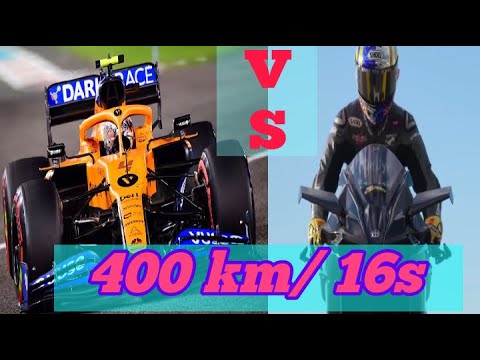 Kawasaki Ninja H2r vs F1 Car vs F16 Jet vs Supercar Masuratti !!!