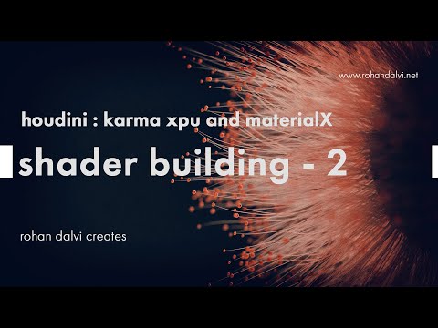 Houdini materialX- shader building 2