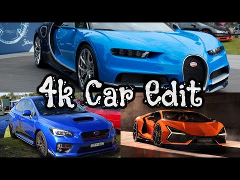4k Car Edit|Bugatti Chiron|Subaru Impreza WRX STI|Lamborghini