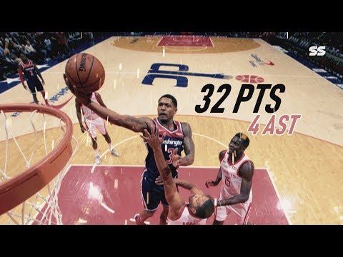 Bradley Beal FULL Highlights vs. Rockets 11/26/18. 32 points! CLUTCH in OT!