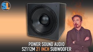 Power Sound Audio S2112M Subwoofer Review | A Big BADass Subwoofer!