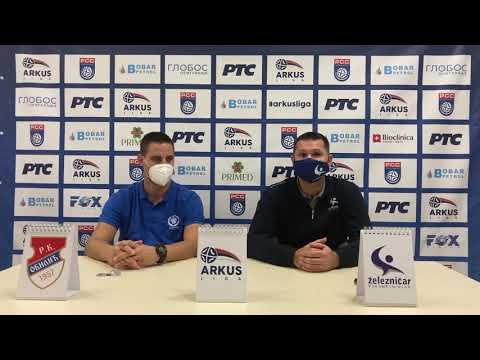 ARKUS liga 7. kolo / RK Obilić - RK Železničar 1949 / Izjave aktera meča nakon utakmice, treneri