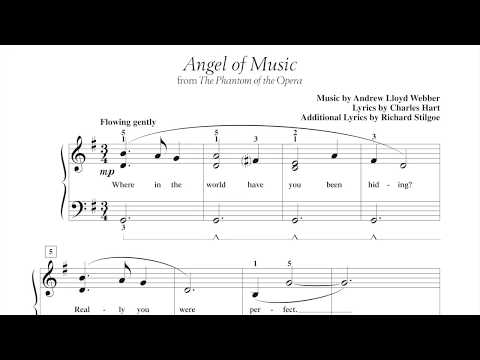 Angel of Music (page 66, Adult Piano Adventures Popular Book 1)
