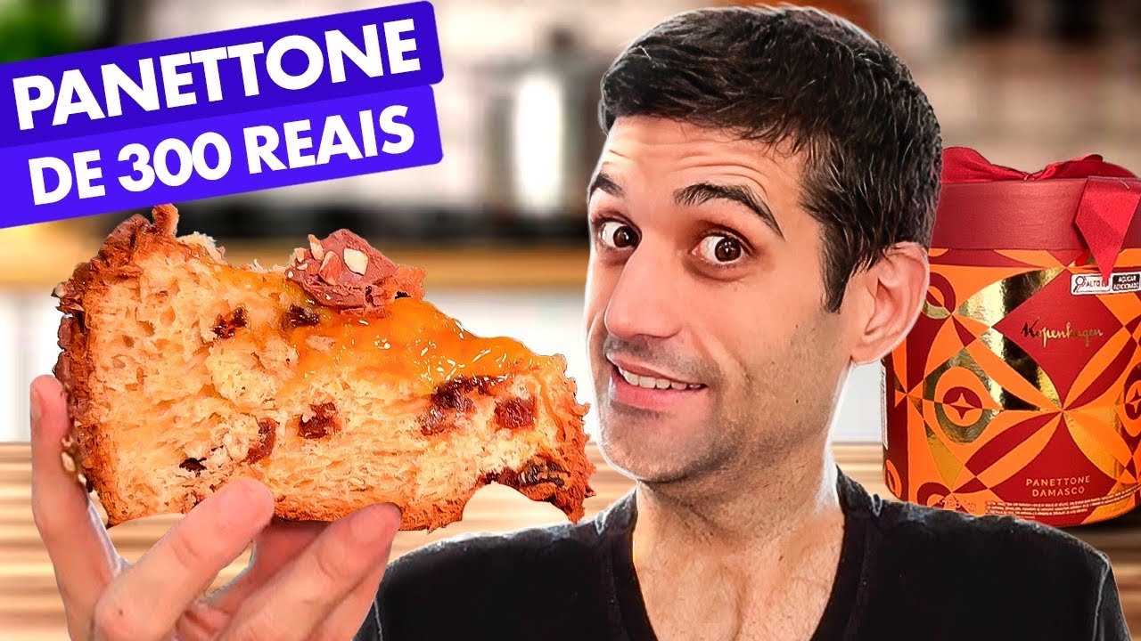 Comi o PANETTONE de 300 REAIS da KOPENHAGEN