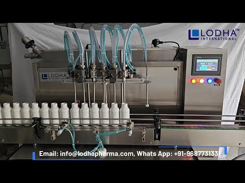 Automatic Servo Based Viscous Liquid Filling Machine