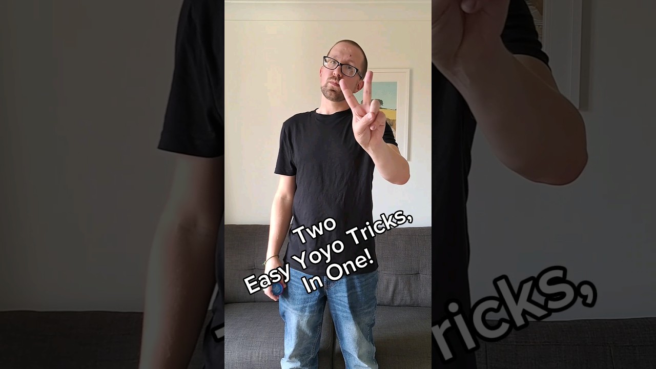 Two EASY Yoyo Tricks, in One! #yoyo #yoyoing #yoyotricks #gr33nrobot #easy #beginner #uk #learn