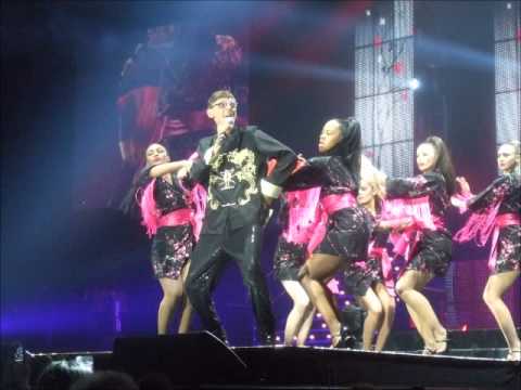 Johnny Robinson at X Factor live tour Belfast 10th March 2012