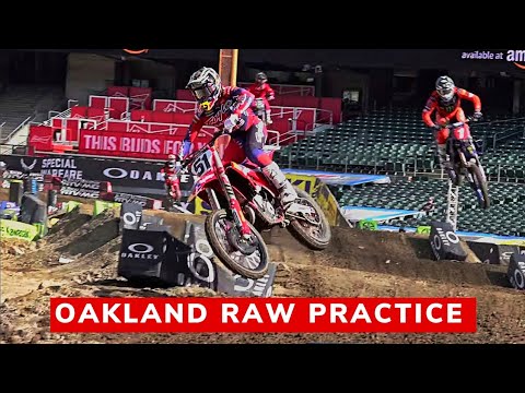 Oakland RAW PRACTICE Supercross 2023 / Sexton, Barcia, Tomac & Cooper