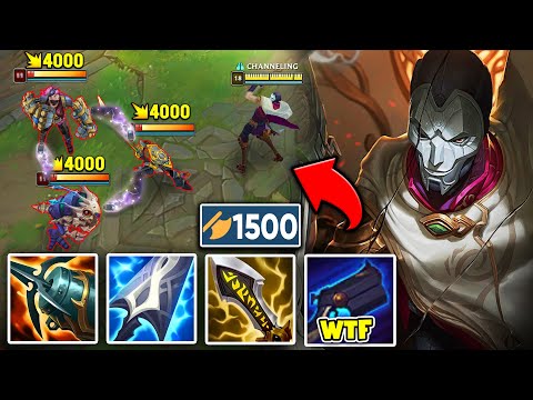 I BROKE THE RECORD FOR HIGHEST AD ON JHIN! (1500 AD, EVERY AUTO ONE SHOTS)