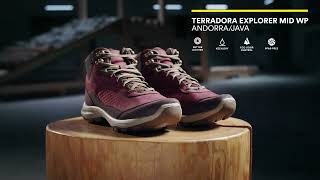 TERRADORA EXPLORER MID WP WOMEN steel grey/clear sky
