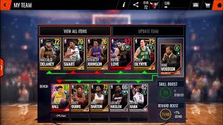 How to sub in bench players tutorial | NBA Live Mobile 18