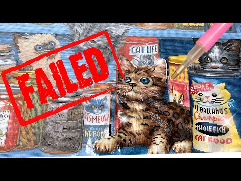 I Thought I Could Do It… BUT I CAN'T - 104,000 Diamonds ( MASSIVE Diamond Art challenge )