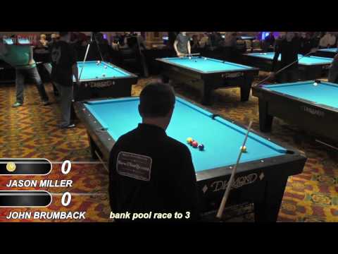 John Brumback v Jason Miller ᴴᴰ 2017 Derby City Classic 9-ball Banks R6