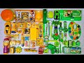Green Vs Yellow Toy Collection Pencil Sharpner Slime Electric Eraser Gel Pen Rc Car Watch Etc