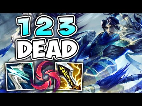 PRESS E AND ONE SHOT ANYONE! FULL CRIT XIN ZHAO AUTOS HIT LIKE A TRUCK - League of Legends