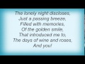 17447 Perry Como - Days Of Wine & Roses Lyrics