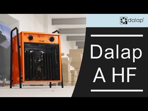 Elektrický ohrievač s ventilátorom Dalap A 2 HF, až 2 kW | Dalap.sk
