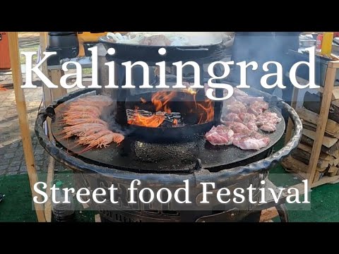 Street food Festival Kaliningrad amazing walk spring 2023 #streetfood #kaliningrad #walking