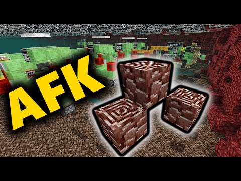AFK Ancient Debris Farm! | Minecraft Nether Update