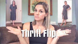 Thrift Flip| New Life for an Old Dress