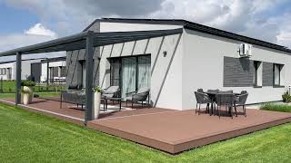 Projektas iš Scandic WPC Solid Wood Brown - pilnavidurės WPC terasinės lentos