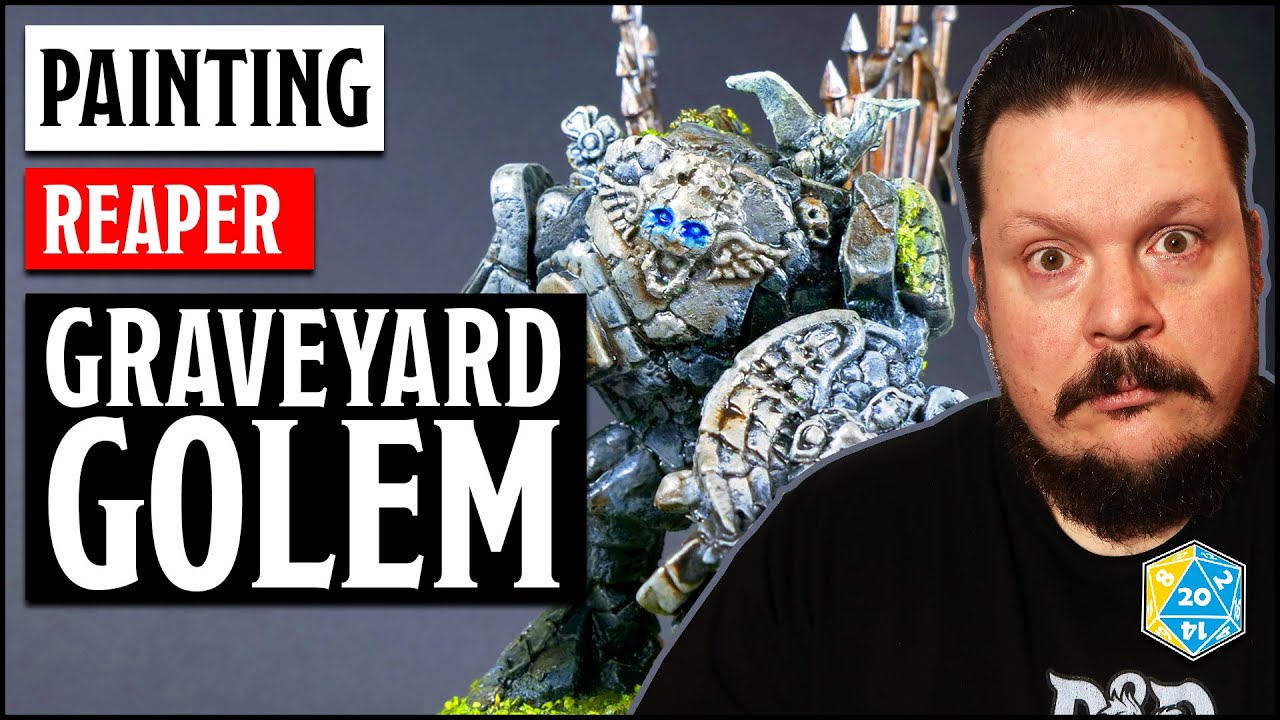 How to paint Graveyard Golem | Reaper Bones | Boxes of Shame