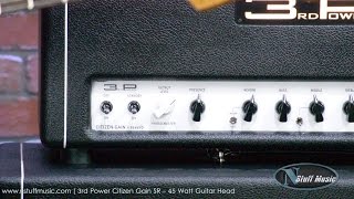 Video thumbnail for 3rd Power Citizen Gain SR - 45 Watt Guitar Head | N Stuff Music by N Stuff Music