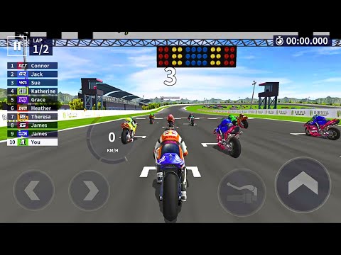 Bike Racing Tracks Simulator 3D - Motor Bike Motocross Impossible Driving - Android GamePlay