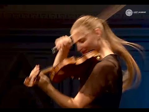 Francesca Bonaita, Presto from Sonata 1 BWV 1001, Live, Budapest Liszt Academy, September 2023