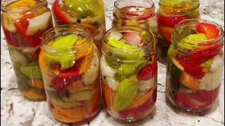 HOMEMADE Style Giardiniera | Italian pickled vegetables