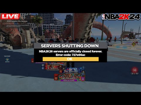 THE LAST MOMENTS OF NBA 2K24! (FINAL ERROR CODE)
