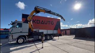 Volvo FH 12 460 8x4*4 EFFER 550/6S YEAR 2006 + JIB + WINCH / PLATFORM flatbed truck for sale - Image 6 | Autoline TZ Volvo FH 12 460 8x4*4 EFFER 550/6S YEAR 2006 + JIB + WINCH / PLATFORM flatbed truck | Image 6 - Autoline