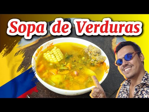 ¿Cómo preparar Sopa de Verduras? - Almuerzo Colombiano