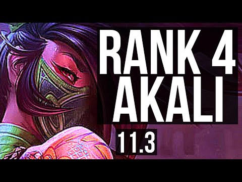AKALI vs IRELIA (TOP) | Rank 4 Akali, 7/2/7, Rank 15 | TR Challenger | v11.3