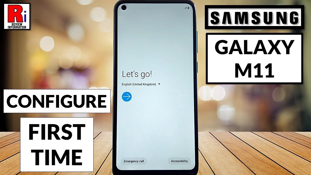 How to Configure Samsung Galaxy M11 First Time || First Setup
