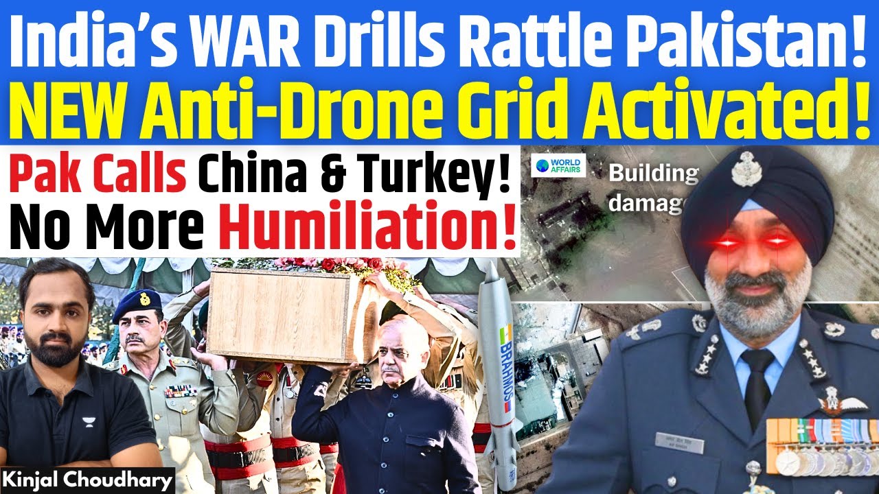 Pak Panicking - Op Sindoor 2.0 In March? China & Turkey Called! Anti-Drone Grid Along LoC Up! Kinjal