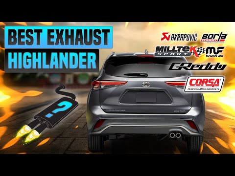 Toyota Highlander Exhaust Sound🔥Apexi,Vibrant,Dynomax,Gibson, Flowmaster,Magnaflow,Upgrade