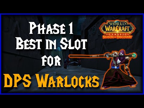 Phase 1 Best in Slot for Warlocks - Fire and Shadow Build - Season of Discovery