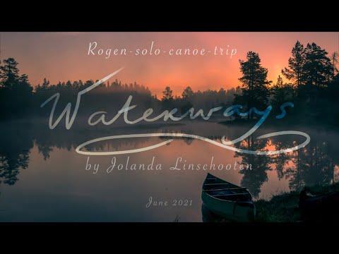 WATERWAYS - Solo Canoe Trip with foldable Ally canoe through Swedens Rogen Nature reserve