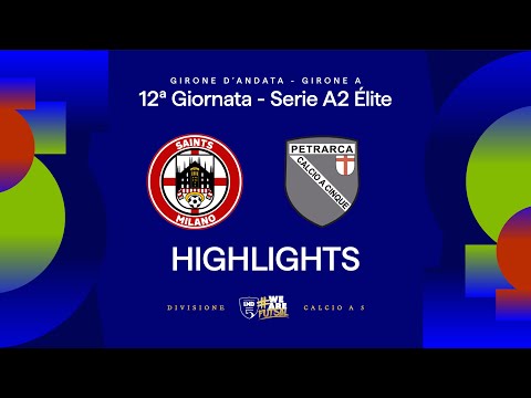 Saints Milano-Vin. Petrarca 2-5 | Goals and highlights | Matchday 12 | Serie A2 Elite 2025/2026 - A