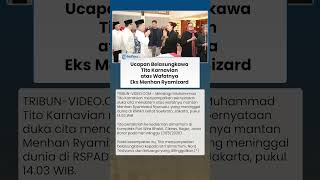 Ungkapan Duka Mendalam Mendagri Tito Karnavian atas Berpulangnya Mantan Menhan Ryamizard Ryacudu