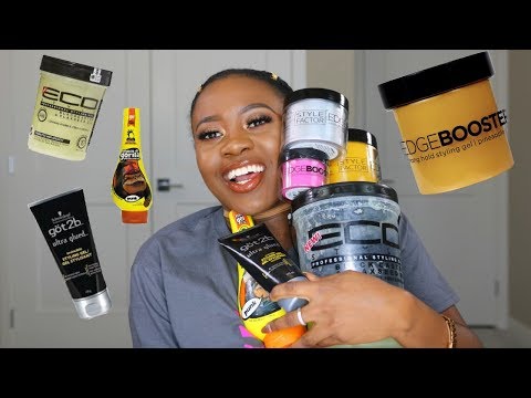 BEST GELS TO SLICK DOWN 4C NATURAL HAIR I HAVE TRIED!