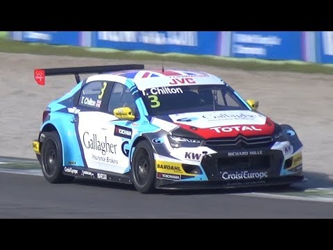 Citroën C-Elysée WTCC Driven FLATOUT at Monza Circuit - Sébastien Loeb Racing & More!