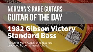 Video thumbnail for Norman's Rare Guitars - Guitar of the Day: 1982 Gibson Victory Standard Bass by Normans Rare Guitars