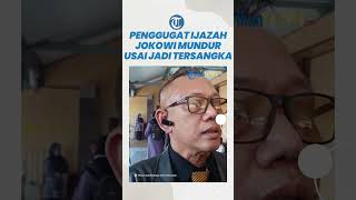 Penggugat Dugaan Ijazah Palsu Jokowi Mundur seusai Jadi Tersangka, Zaenal Mustofa Ungkap Alasan