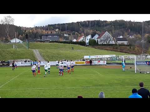 Kvik Halden dobbelsjanse mot Vestfossen 27. oktober 2018 på Strandajordet